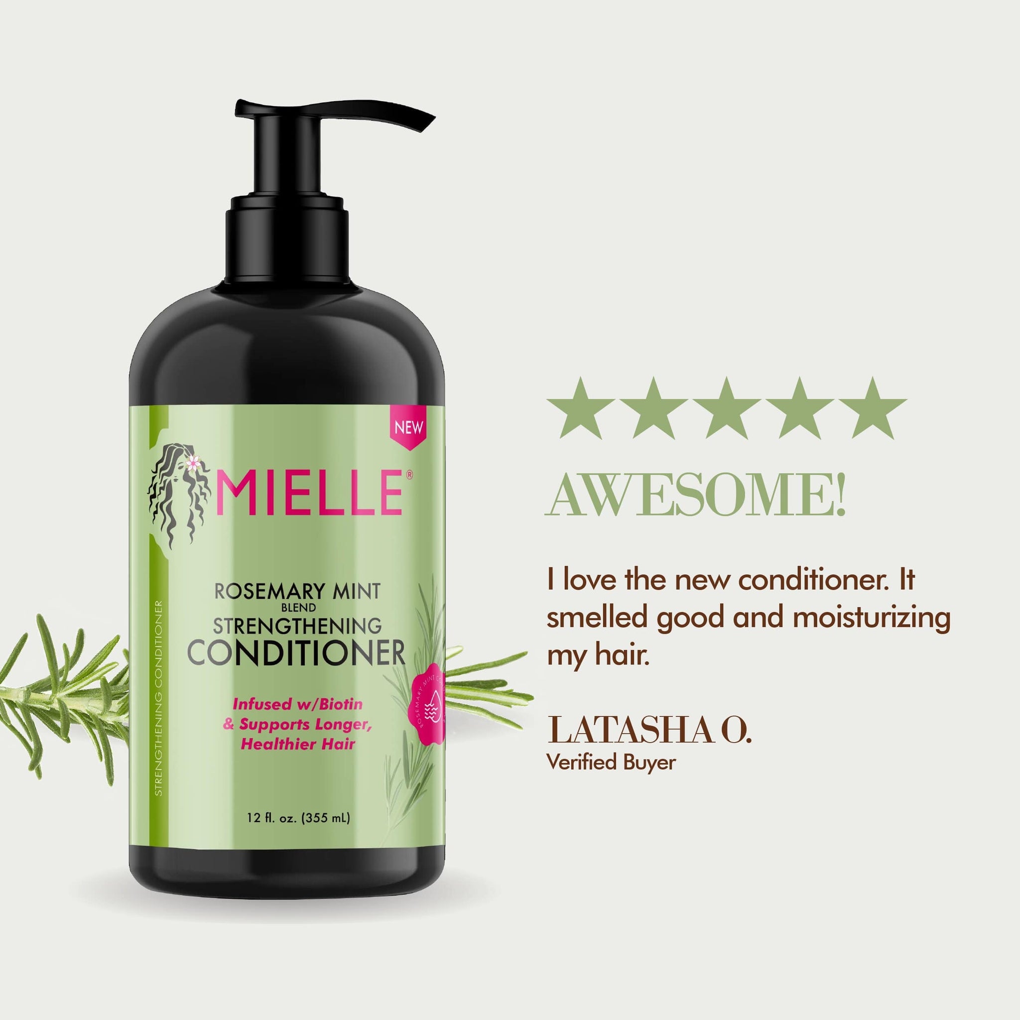 Mielle Rosemary Mint Strengthening Conditioner – Hairnergy Braids